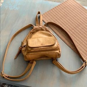 Mossimo leather mini backpack